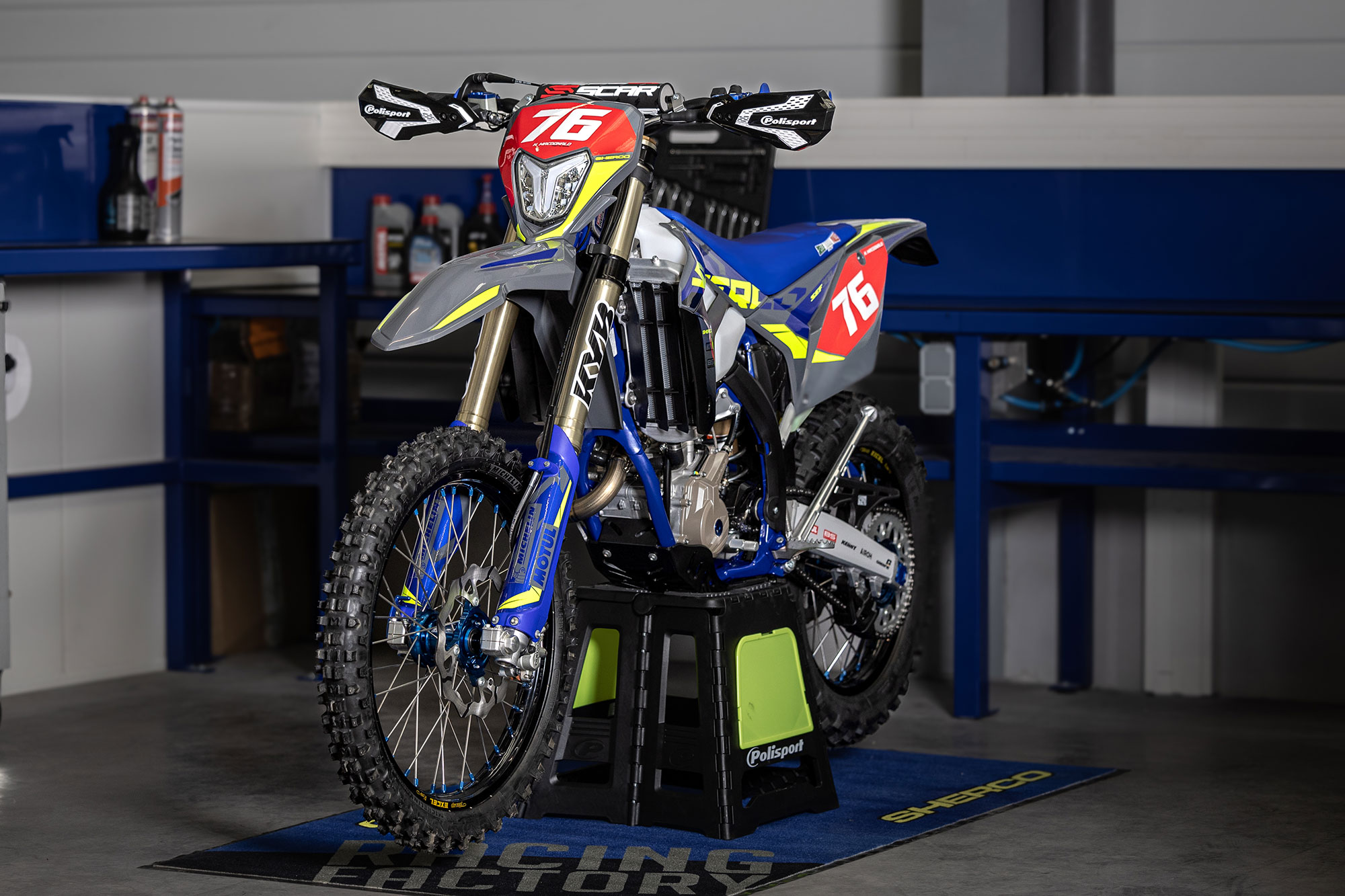Photo of the Sherco Hamish Macdonald 300 SEF Factory Replica