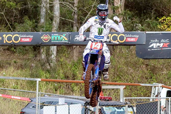 Photo of motocross rider Jed Beaton at round four of the 2026 ProMX Championships at Echo Valley, Toowoomba , QLD